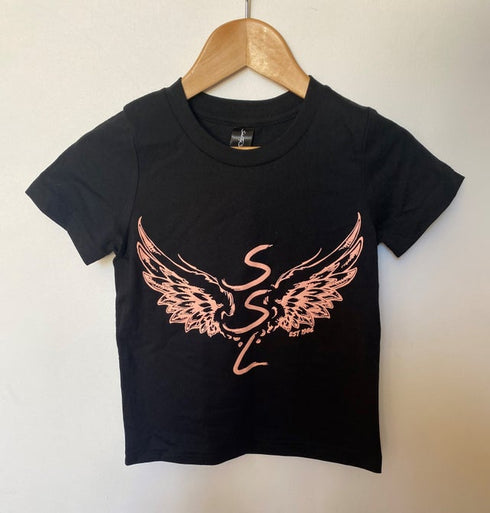 SalTy Pink Wings Tees / Tanks - Groms (10-14)
